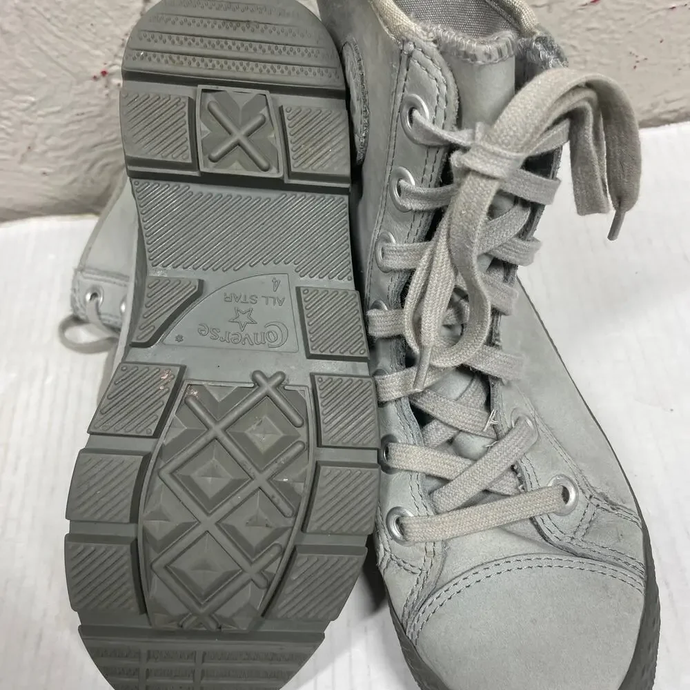CONVERSE CHUCK TAYLOR HI TOP OUTSIDER BOOTS GREY men’s size 4‎